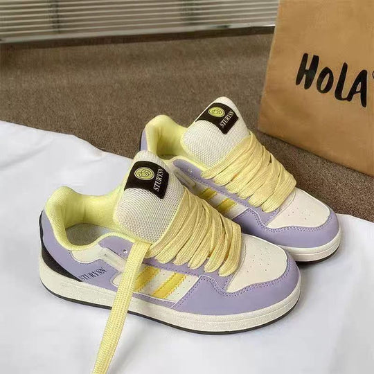 Damen Sneakers im modischen Retro-Stil mit weicher Polsterung EB