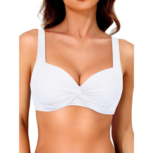Damen Sportliches Bikinioberteil mit modischem Twist-Design EB
