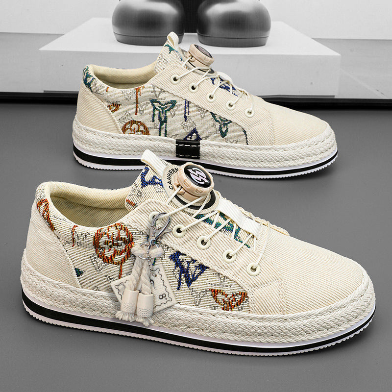 Damen modische Canvas Sneakers mit einzigartigem Design und Komfort EB