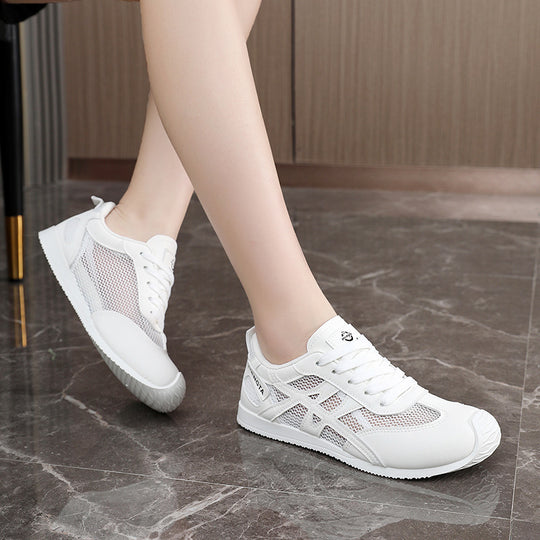 Damen Sportliche Freizeitschuhe mit atmungsaktivem Obermaterial und rutschfester Laufsohle EB