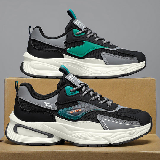 Damen Sportliche Comfort Sneakers mit atmungsaktiver Mesh-Oberfläche und dämpfender Sohle EB
