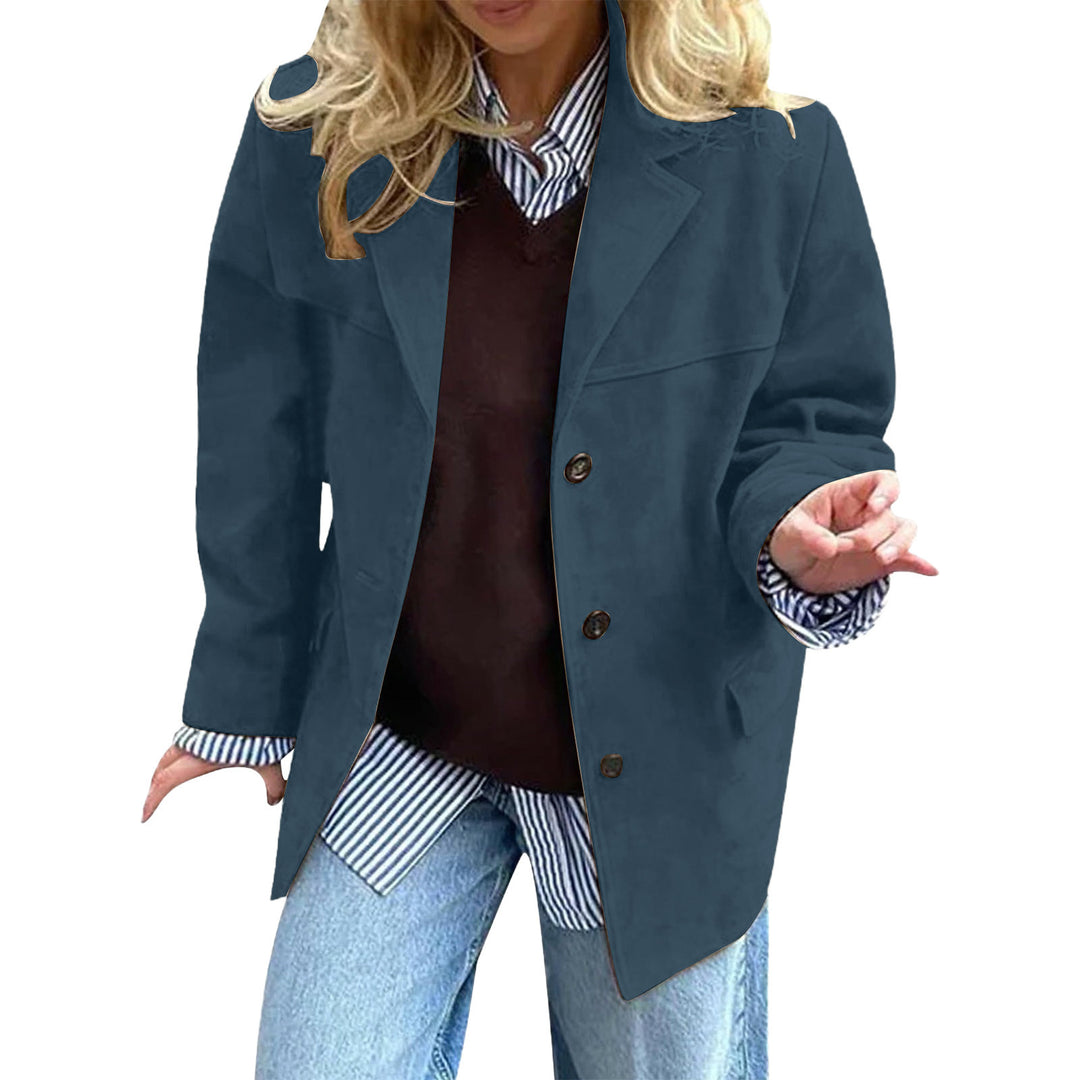 Damen Oversized Baumwolljacke mit lässigem Schnitt EB