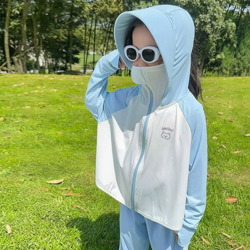 Damen Leichte und atmungsaktive Kapuzenjacke mit niedlichem Tiermotiv EB