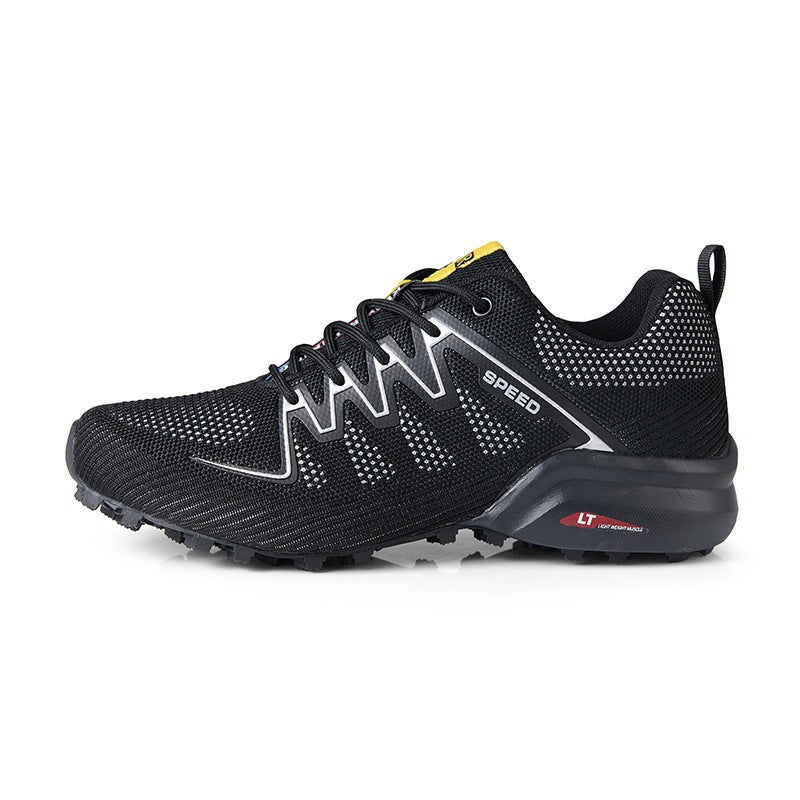 Damen Sportliche Trail-Laufschuhe mit rutschfester Profilsohle und atmungsaktivem Obermaterial EB