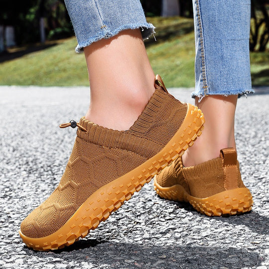 Damen Komfortable Freizeitschuhe mit elastischem Einstieg EB