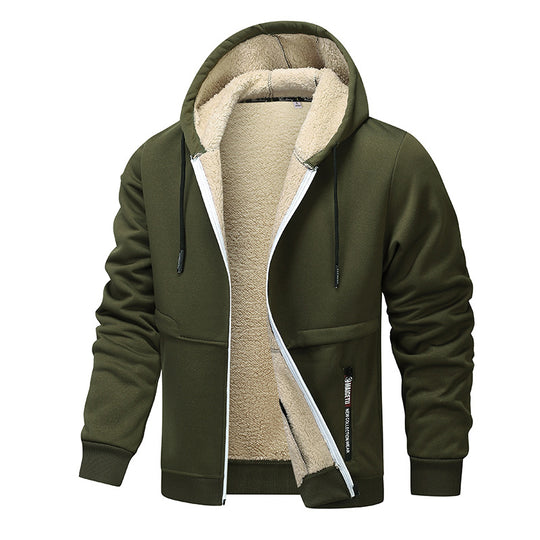 Herren warme Fleecejacke mit funktionalem Schnitt EB