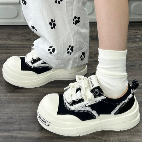 Damen Plateau-Sneaker mit modischem Design und großzügiger Dämpfung EB