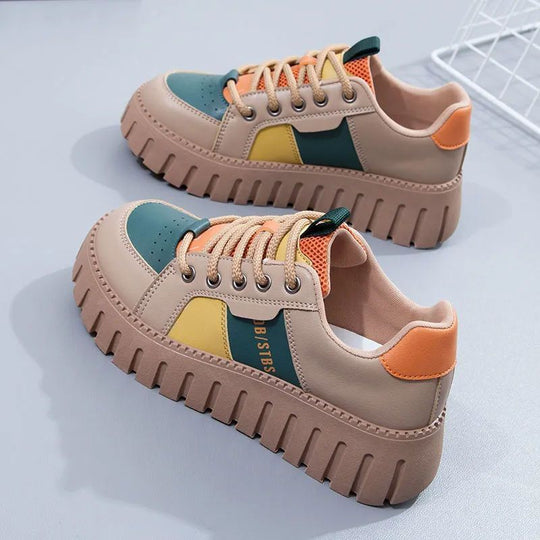 Damen Chunky Sneakers mit verstärktem Profil und atmungsaktivem Obermaterial EB