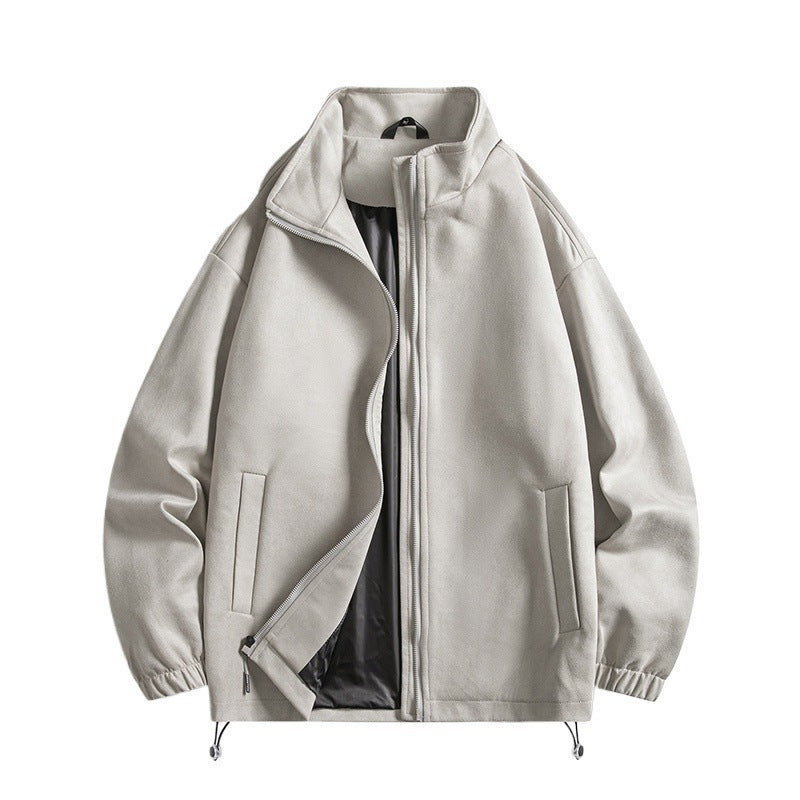 Herren Fleecejacke mit elastischen Bündchen und praktischen Taschen EB