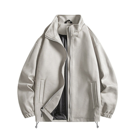 Herren Fleecejacke mit elastischen Bündchen und praktischen Taschen EB