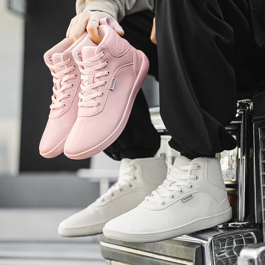 Damen Winterliche High-Top Sneakers mit isolierendem Innenfutter und rutschfester Sohle EB