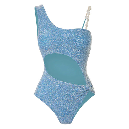 Damen Badeanzug mit elegantem Wickelrock EB