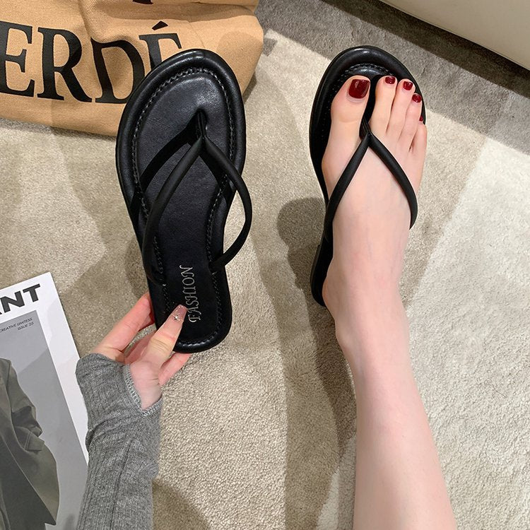 Damen Bequeme Zehentrenner Sandalen EB