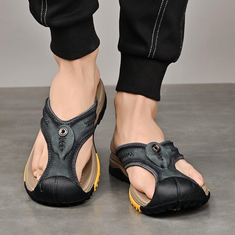 Herren Orthopädische Freizeit-Sandalen mit verstellbarem Riemensystem EB