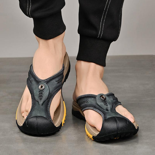 Herren Orthopädische Freizeit-Sandalen mit verstellbarem Riemensystem EB