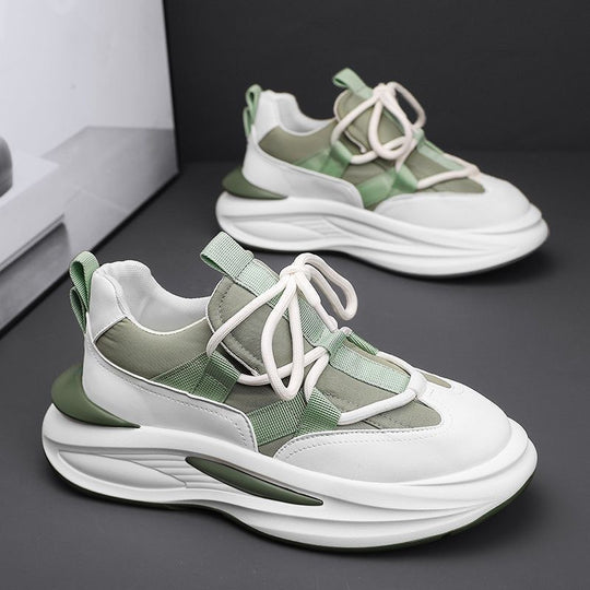 Damen Sportliche Sneakers mit atmungsaktivem Obermaterial und robustem Sohlenprofil EB