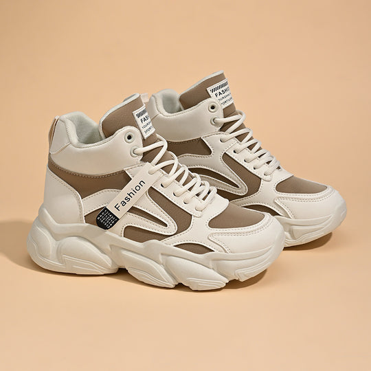 Damen Sportliche High-Top Sneakers mit innovativem Sohlenprofil und atmungsaktivem Obermaterial EB