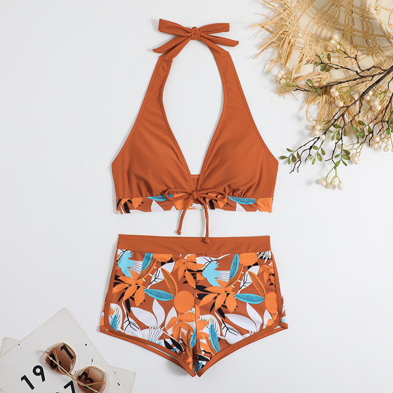 Damen Sportliches Bikiniset mit floralem Design EB