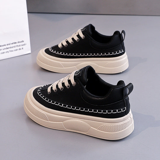 Damen Sneaker mit dicker, rutschfester Sohle und einzigartigem Design EB