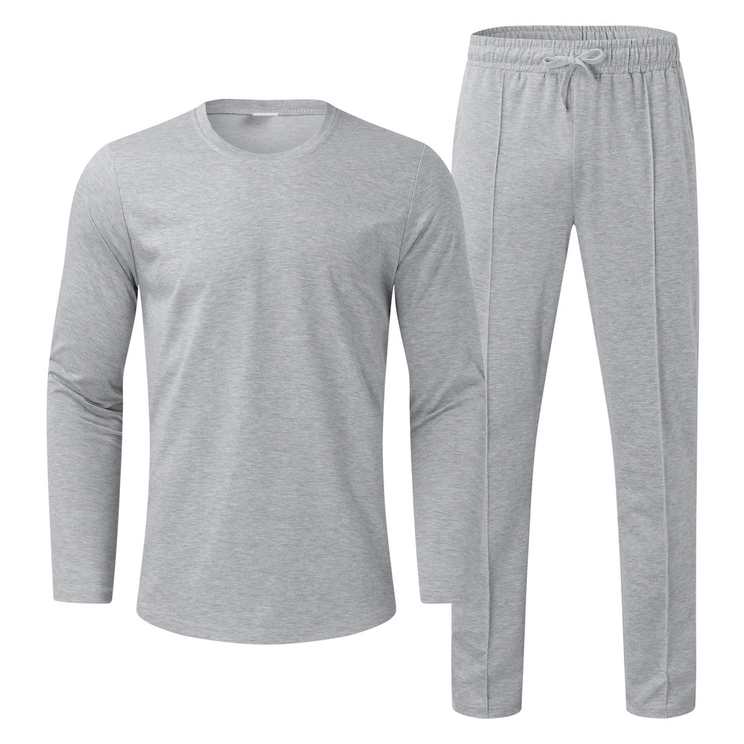 Herren Funktionales Langarmshirt und bequeme Jogginghose Set EB