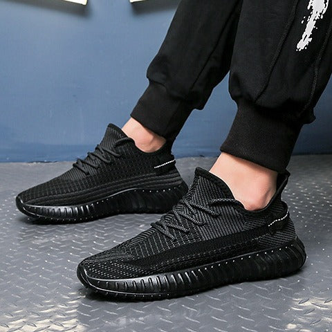 Damen Atmungsaktive Sneaker mit flexiblem Mesh-Obermaterial und stoßdämpfender Sohle EB