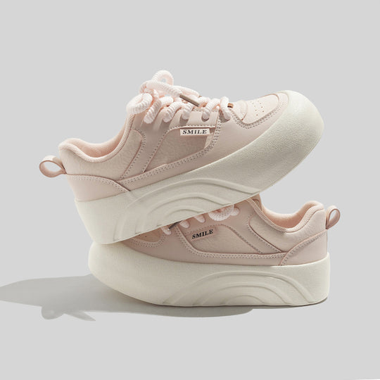 Damen Modische Komfort-Sneaker mit extrahoher Sohle EB