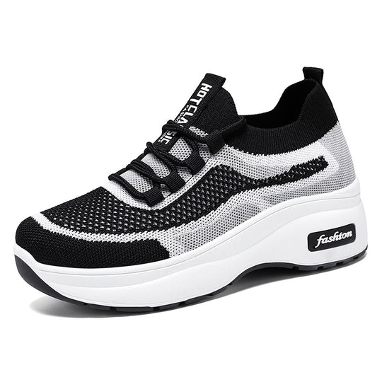 Damen Sportliche Sneakers mit atmungsaktivem Strick-Obermaterial und innovativer Dämpfungstechnologie EB