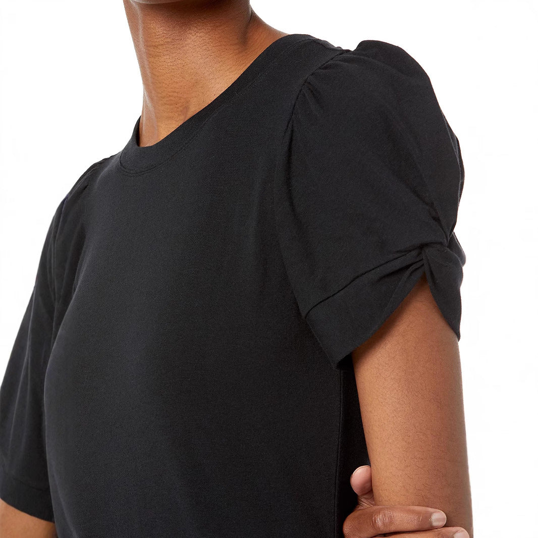 Damen Elegantes Oberteil mit Puffärmeln EB