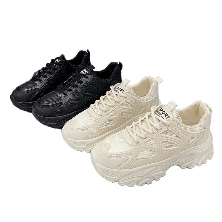 Damen Sportliche Sneakers mit rutschfester Profilsohle und atmungsaktivem Obermaterial EB
