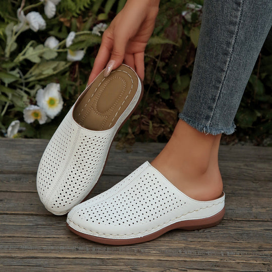 Damen komfortable Clogs mit atmungsaktivem Obermaterial EB