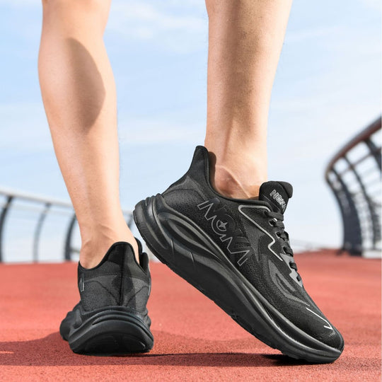 Unisex gedämpfte Hohlkern-Roadrunning Schuhe mit atmungsaktivem Strickoberteil und ergonomischer Plateau-Zwischensohle EB