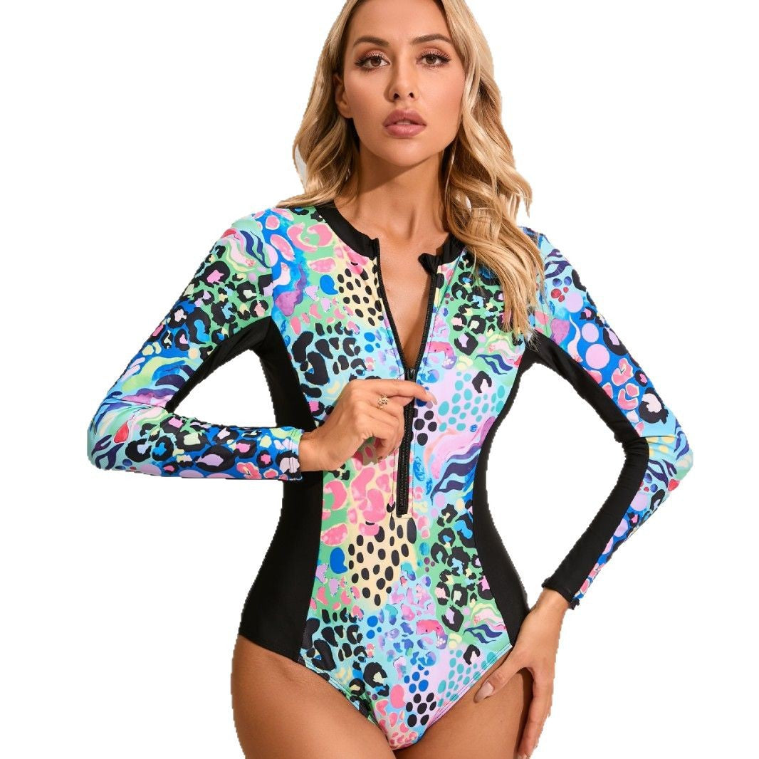 Damen Langärmliger Schwimmanzug EB