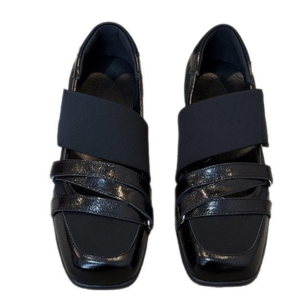 Damen bequeme Slipper mit modernem Riemendesign EB
