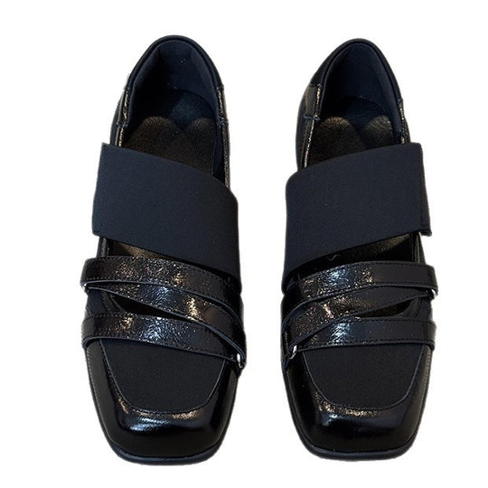 Damen bequeme Slipper mit modernem Riemendesign EB