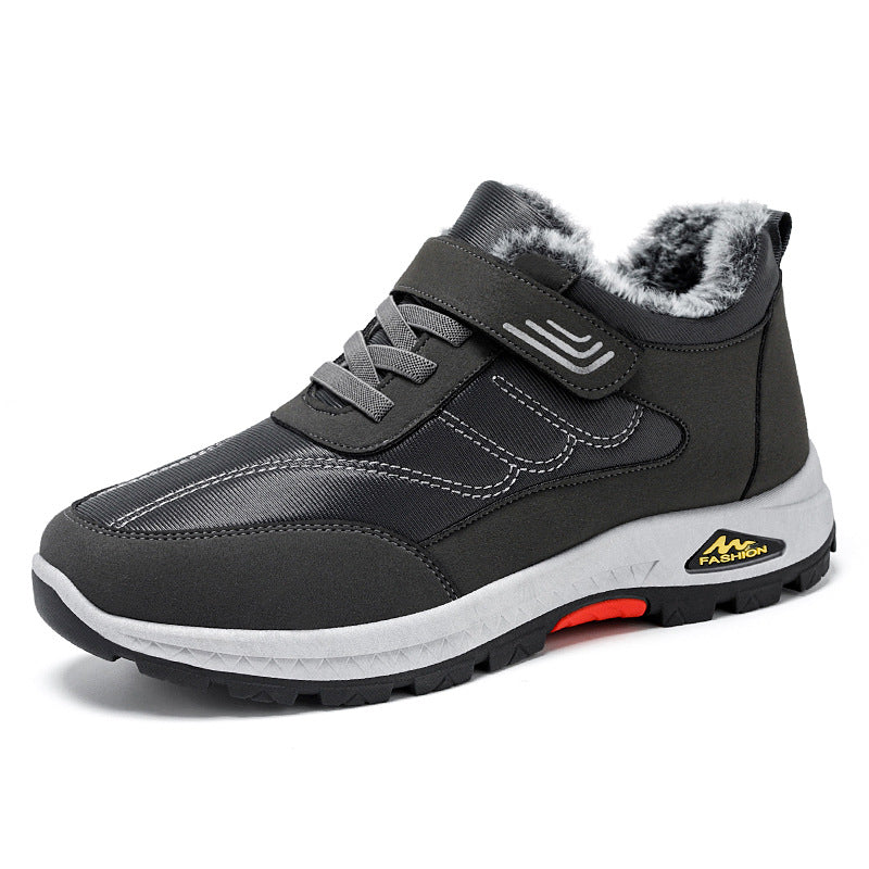 Damen Sportliche Winter-Sneaker mit Warmfutter und Klettverschluss EB