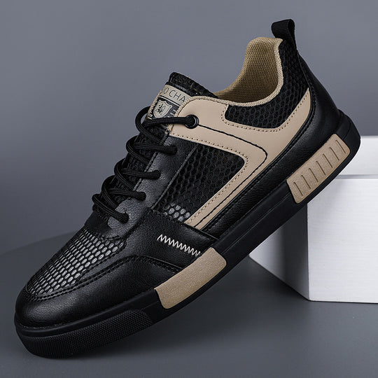 Damen Atmungsaktive Sportsneaker mit elastischem Mesh-Obermaterial und stoßdämpfender Sohle EB