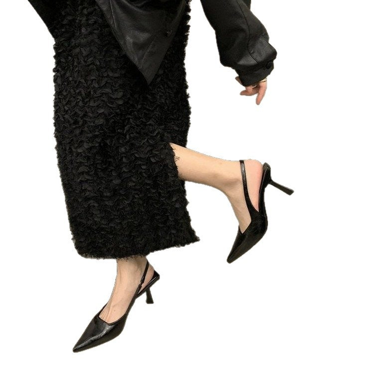 Damen Sling-Pumps mit Leopardenmuster EB
