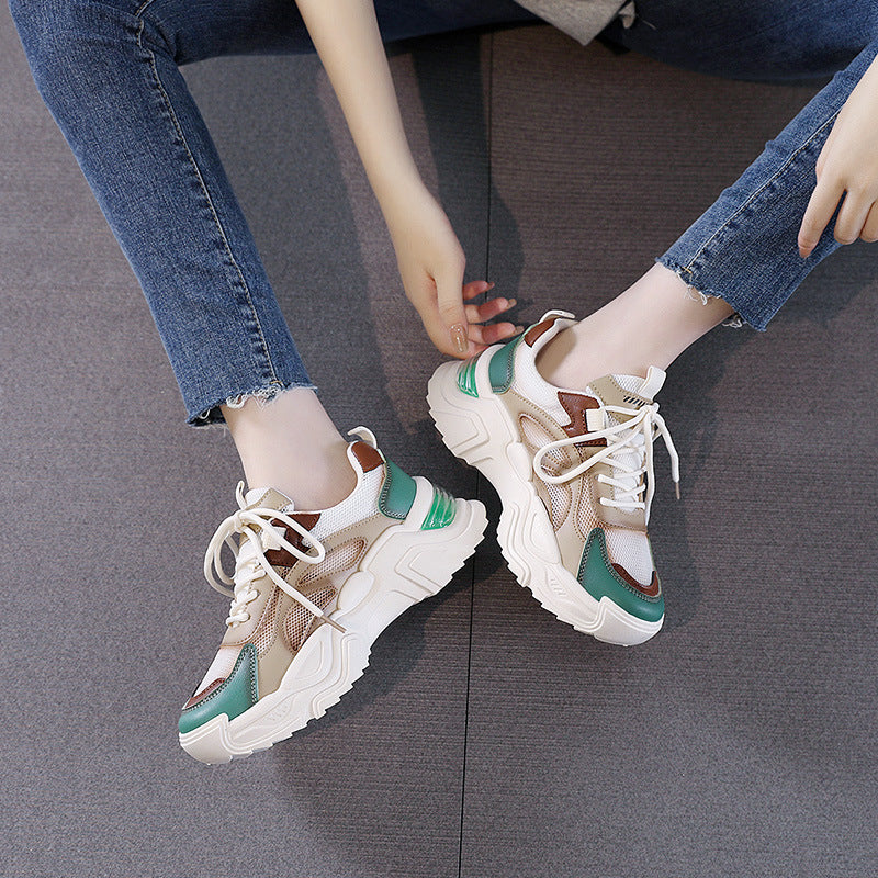 Damen Sportliche Trend Sneakers mit atmungsaktiver Obermaterialstruktur und innovativer Dämpfung EB