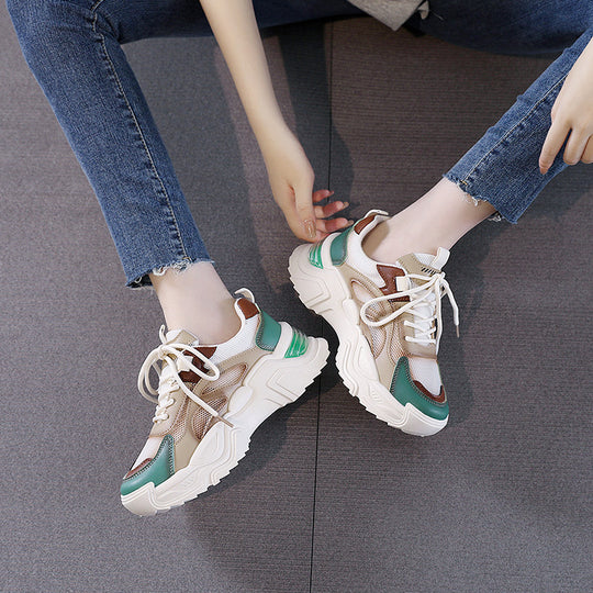 Damen Sportliche Trend Sneakers mit atmungsaktiver Obermaterialstruktur und innovativer Dämpfung EB