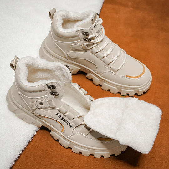 Damen Robuste Winterschuhe mit kuscheligem Innenfutter und rutschfester Sohle EB