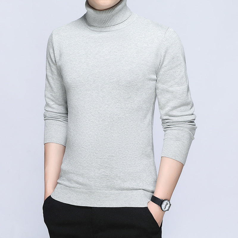 Herren Rollkragenpullover aus hochwertiger, atmungsaktiver Baumwolle EB