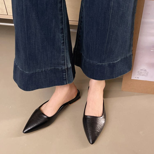 Damen Elegante Slingback-Pumps mit schimmerndem Obermaterial EB