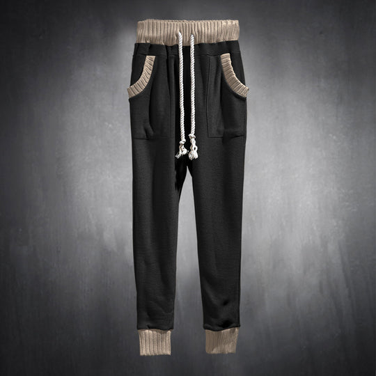 Herren Sportliche Jogginghose mit bequemen seitlichen Eingrifftaschen und elastischem Bund EB