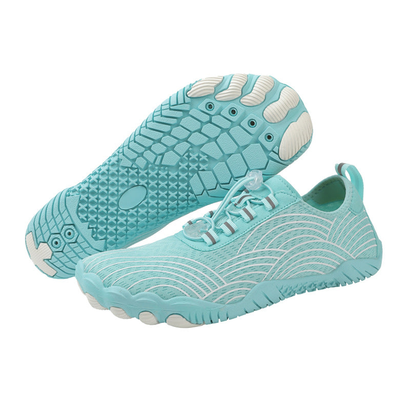 Damen Flexible Aqua-Sport-Schuhe mit atmungsaktivem Obermaterial und rutschfester Sohle EB