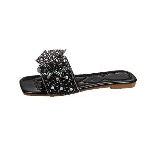 Damen Glamouröse Riemchen-Sandalen mit funkelnden Schmuckdetails EB