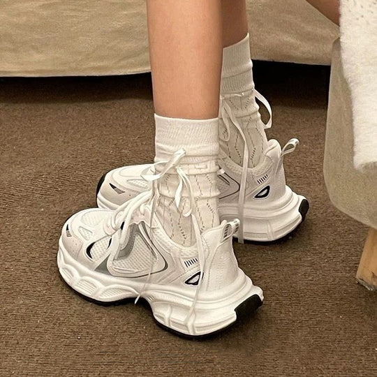 Damen Lauf-Sneaker mit ergonomischer Dämpfung und atmungsaktiven Mesh-Elementen EB