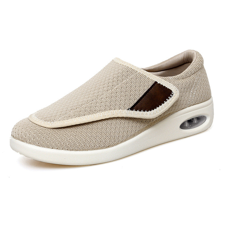 Damen Bequeme Slip-On Fitnessschuhe mit atmungsaktivem Mesh-Obermaterial EB