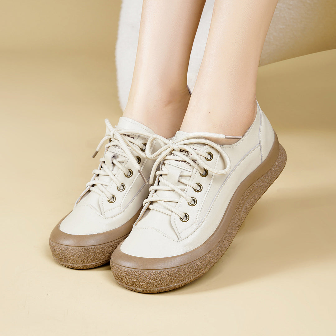 Damen Bequeme Freizeitsneaker mit rutschfester Sohle und atmungsaktivem Obermaterial EB
