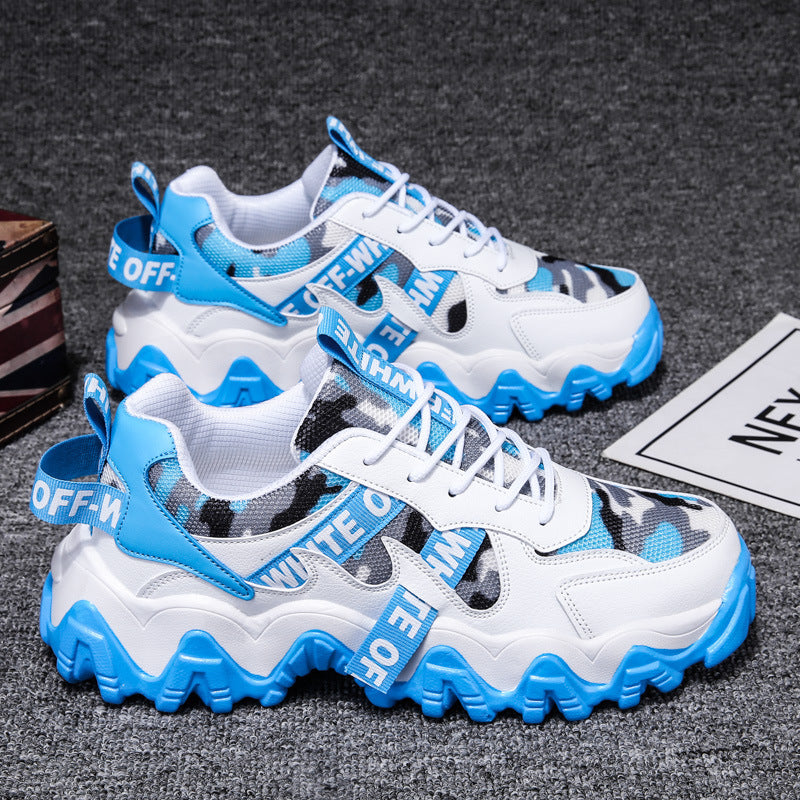 Damen Sportliche Chunky Sneakers mit strapazierfähigem Obermaterial und rutschfester Sohle EB