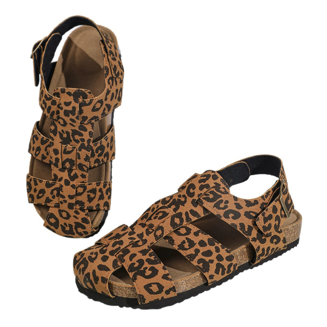 Damen Komfortable Zehentrenner-Sandalen mit modischen Cut-Outs EB